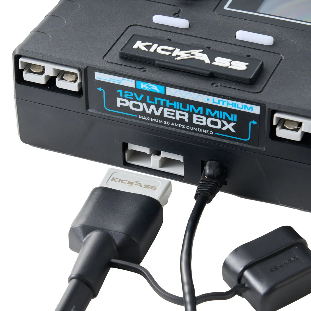 KickAss 12V Control Box & Battery Monitor - with LCD Screen - Image 9