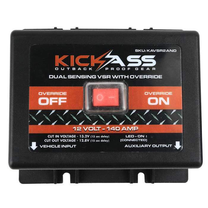 KickAss Plug & Play Dual Battery System Wiring Kit & Dual Sensing VSR - Image 2