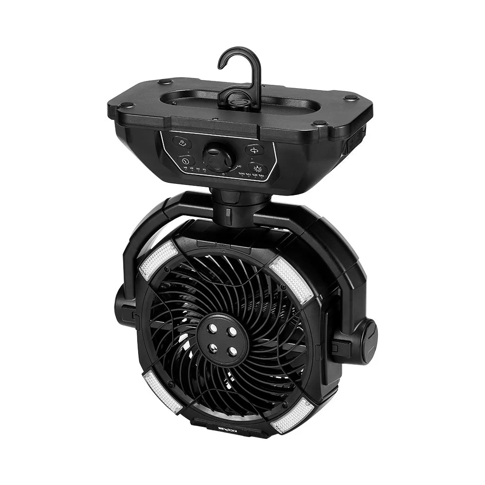 KickAss Portable 20,000mAh Misting Fan with LED & Power Bank for Camping - Image 8