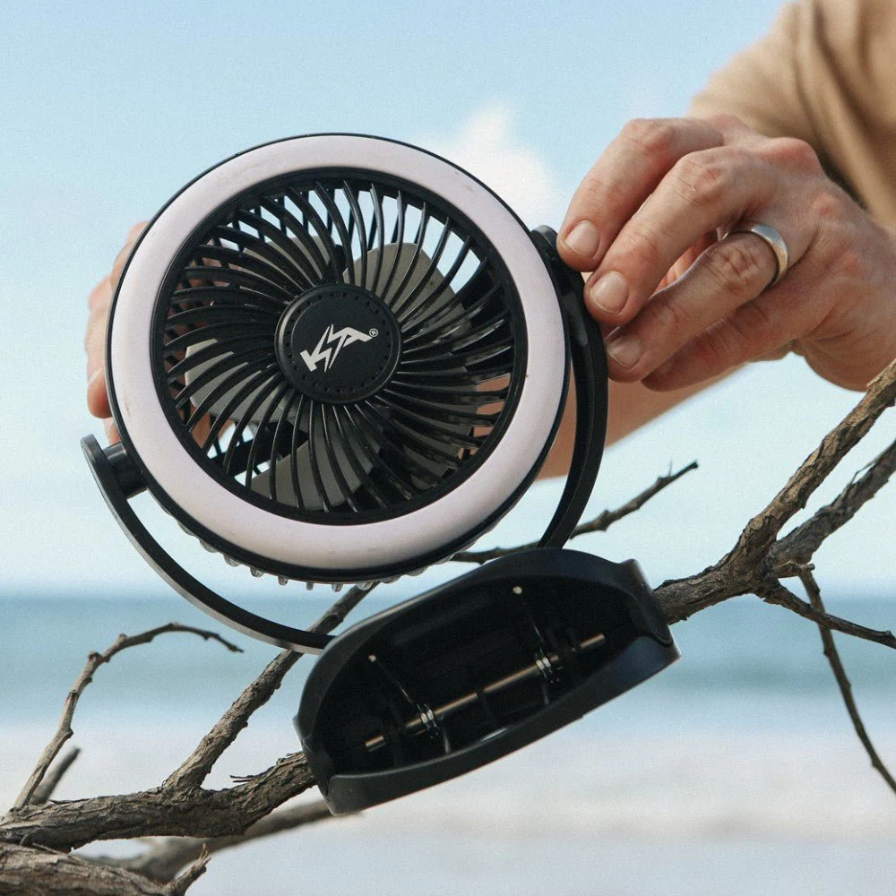 KickAss Portable Clip Fan with LED Light - Image 4