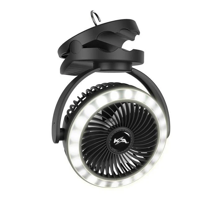 KickAss Portable Clip Fan with LED Light - Image 5