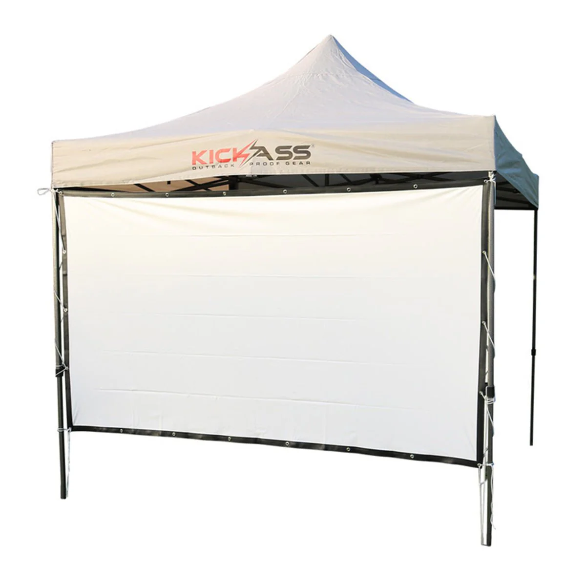 KickAss Portable Outdoor Cinema Projector Screen with Eyelets - 100" - Image 2