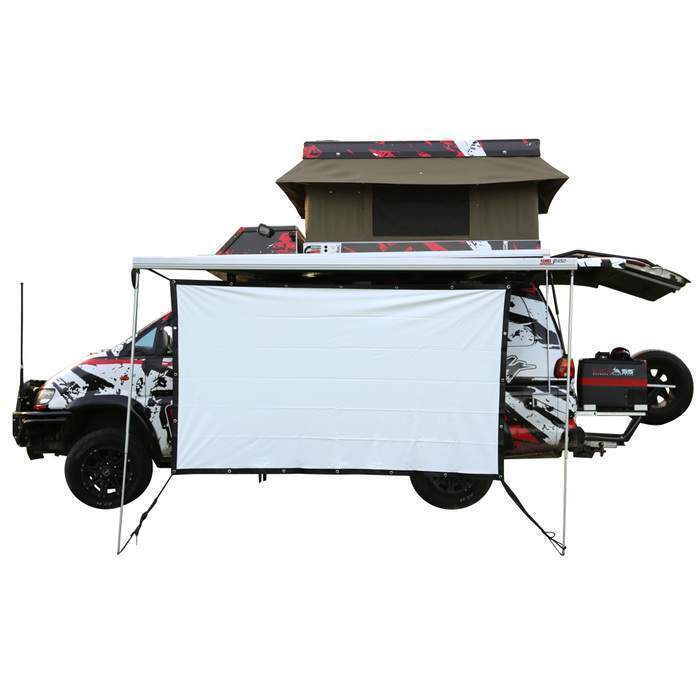 KickAss Portable Outdoor Cinema Projector Screen with Eyelets - 84" - Image 2