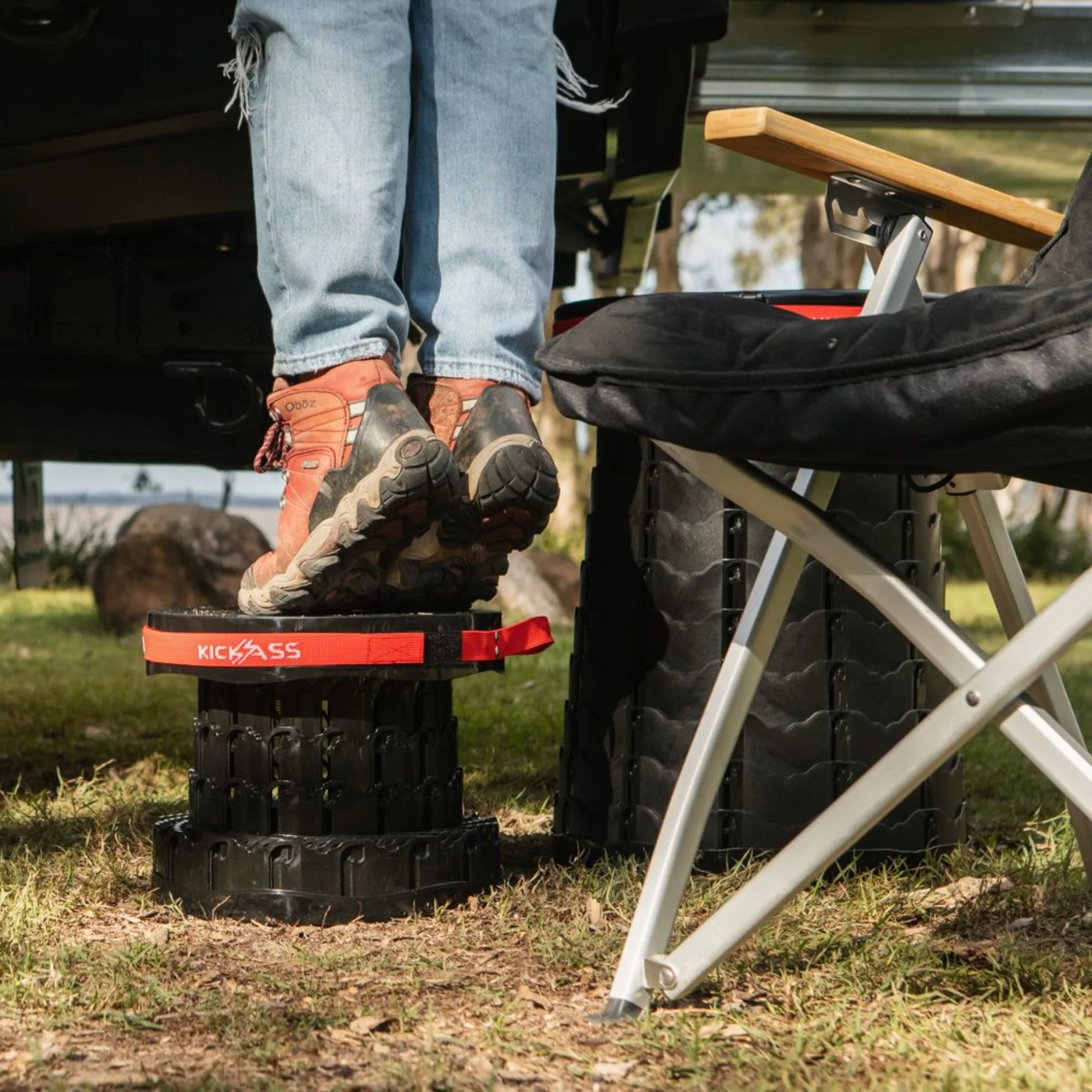 KickAss Portable Outdoor Pop Up Stool - Image 5