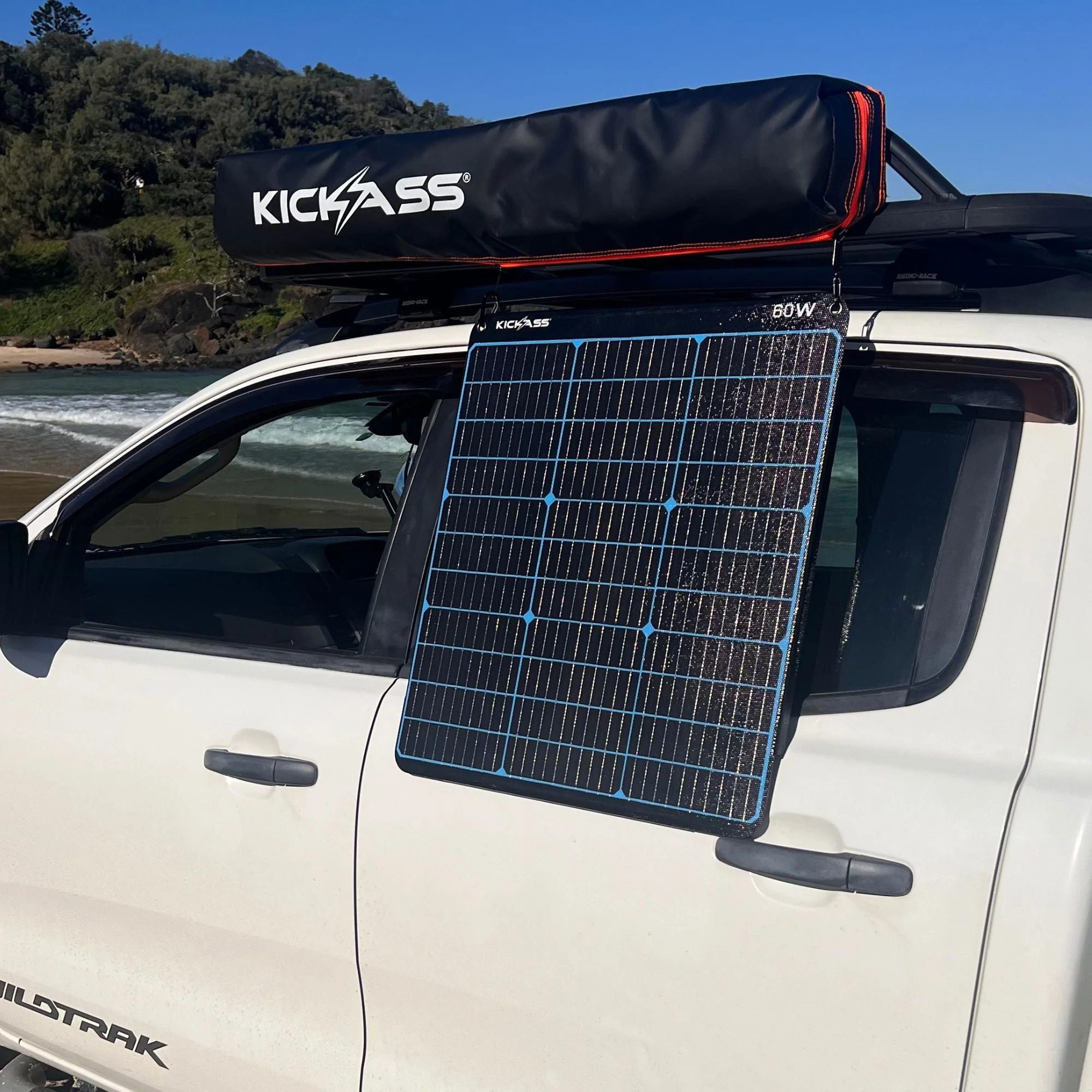 KickAss 12V 60W Premium Portable Solar Panel - Image 2