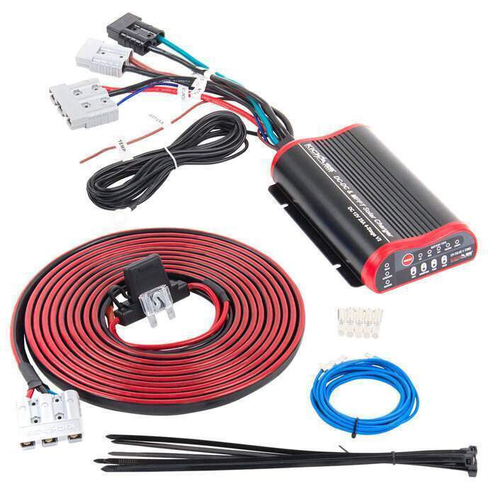 KickAss 12V 25A DCDC Charger + Wiring Bundle