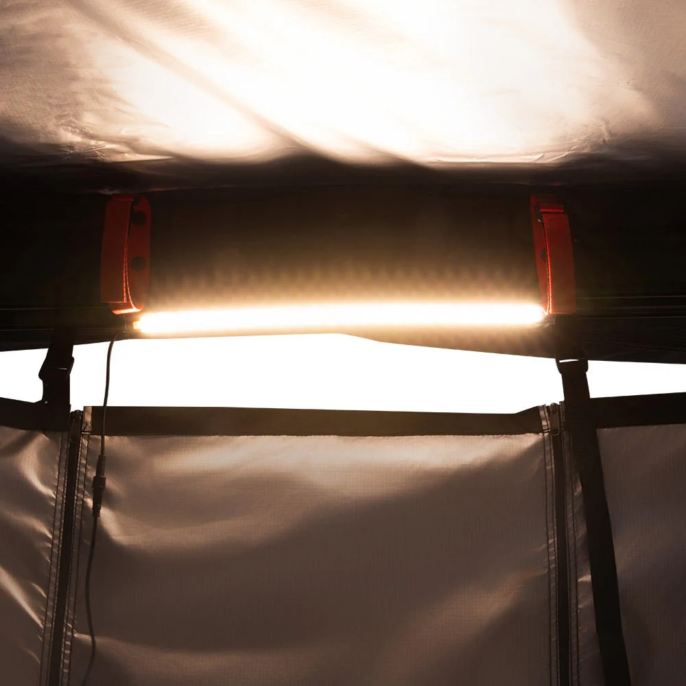 KickAss Premium LEFT Fold-Out Shower Tent Awning and Camping Change Room with LED lighting - Image 9