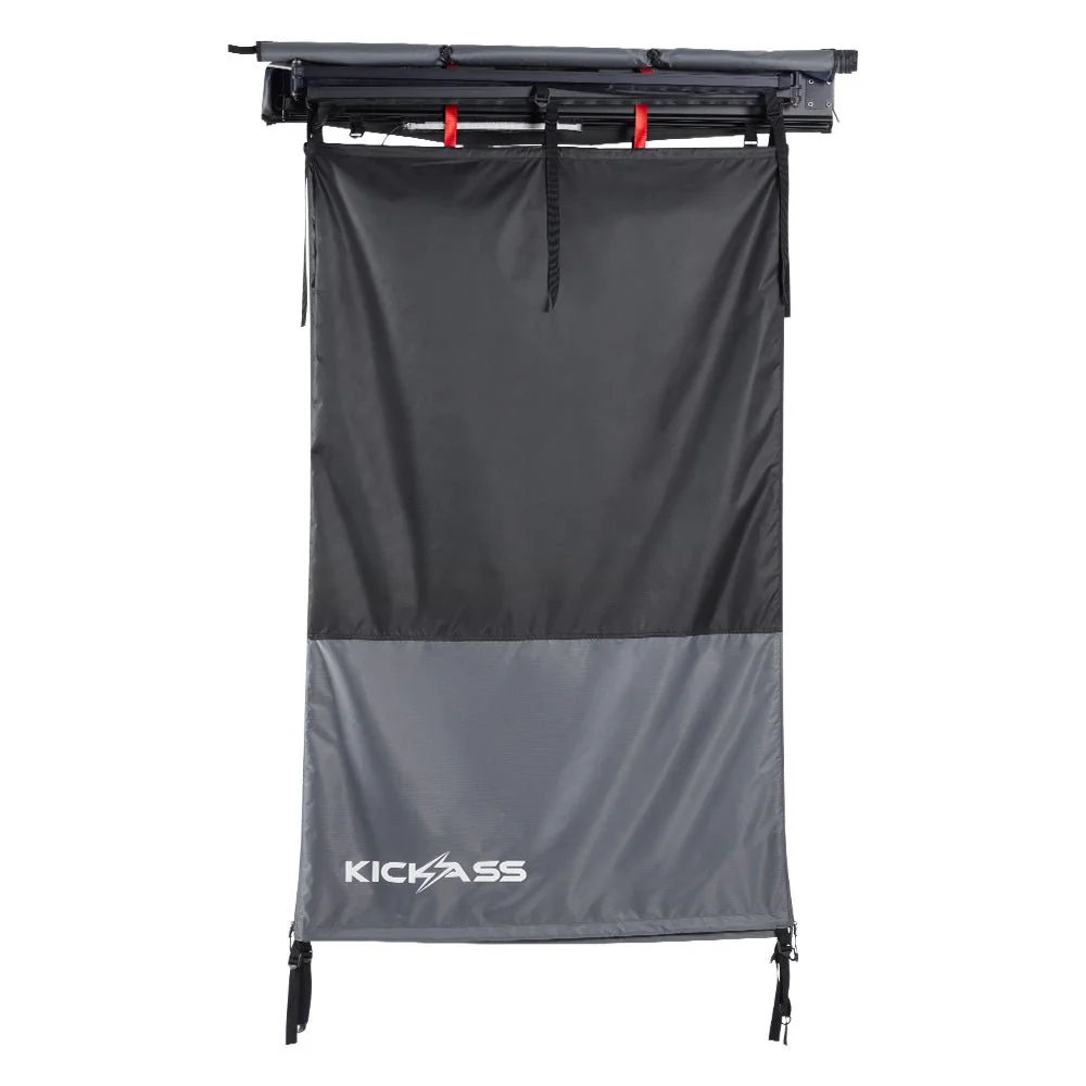 KickAss Premium RIGHT Fold-Out Shower Tent Awning and Camping Change Room with LED lighting - Image 3