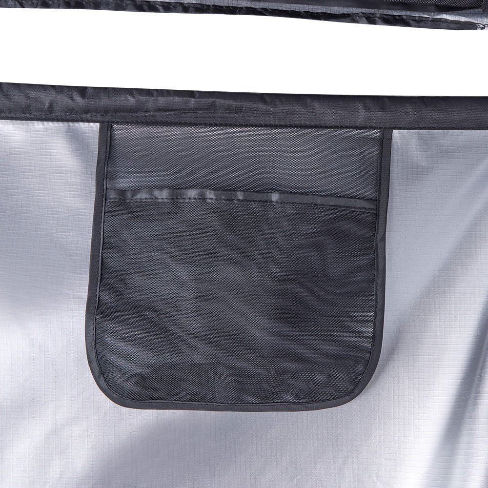 KickAss Premium RIGHT Fold-Out Shower Tent Awning and Camping Change Room with LED lighting - Image 7