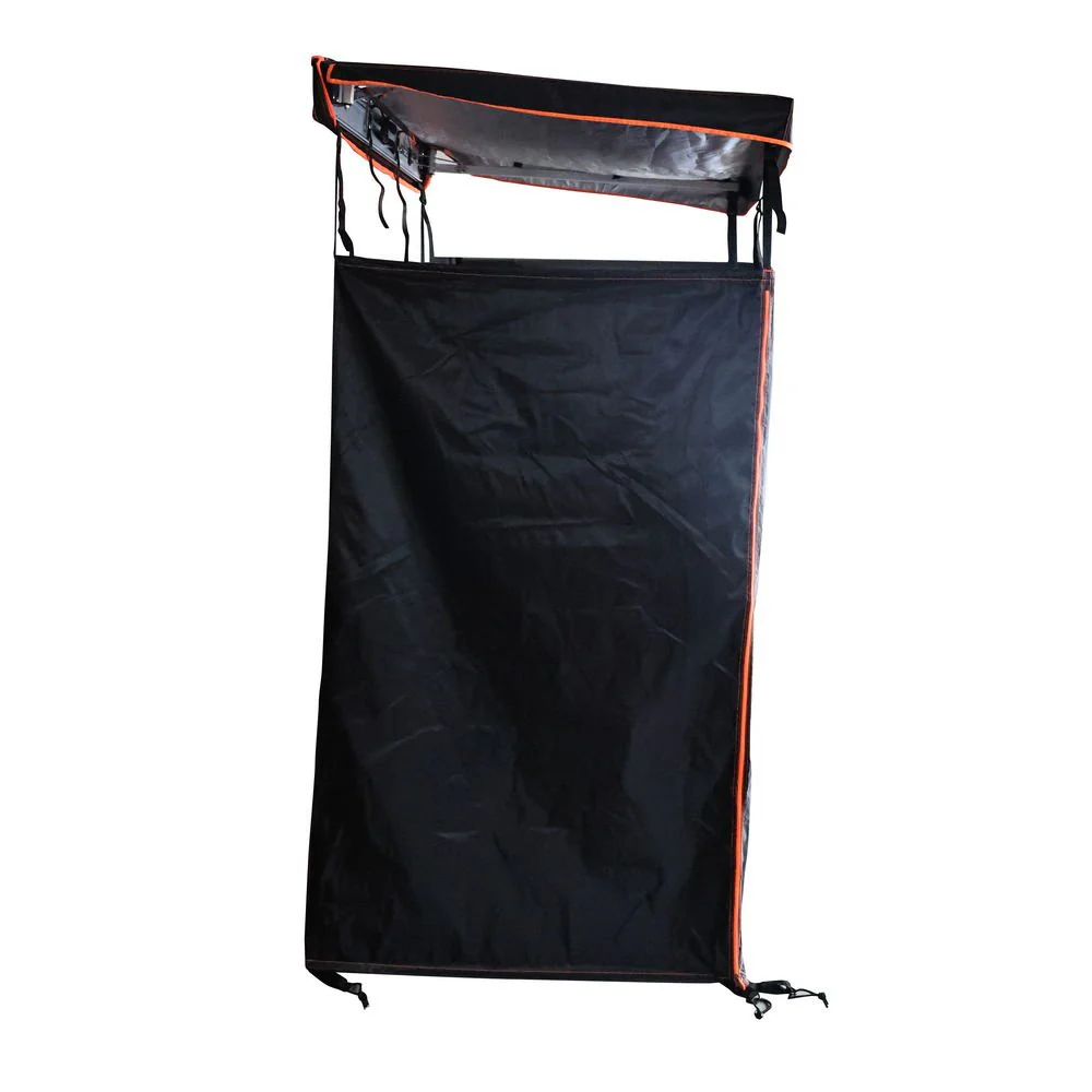 KickAss Premium Shower Awning - Black & Orange - Image 8