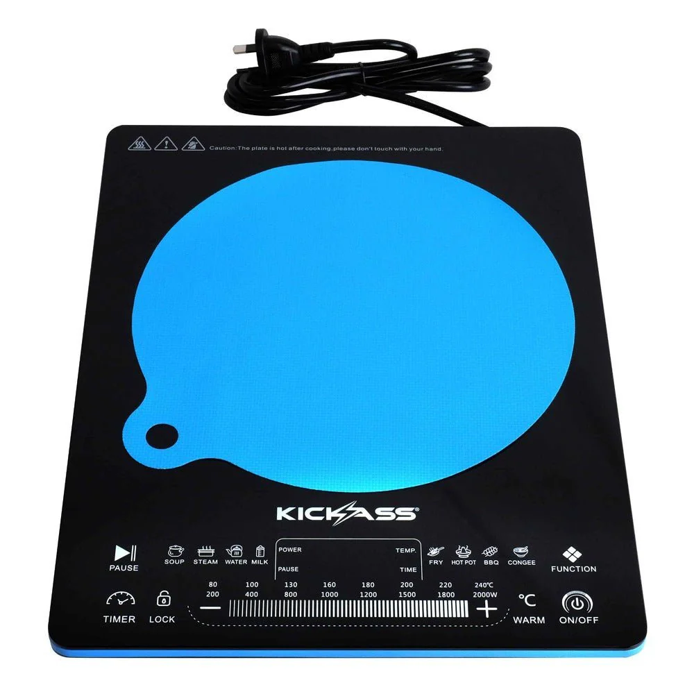 KickAss Quickfire Portable 600W Electric BBQ & Induction Cooktop Combo Cooktop + BBQ - Image 2