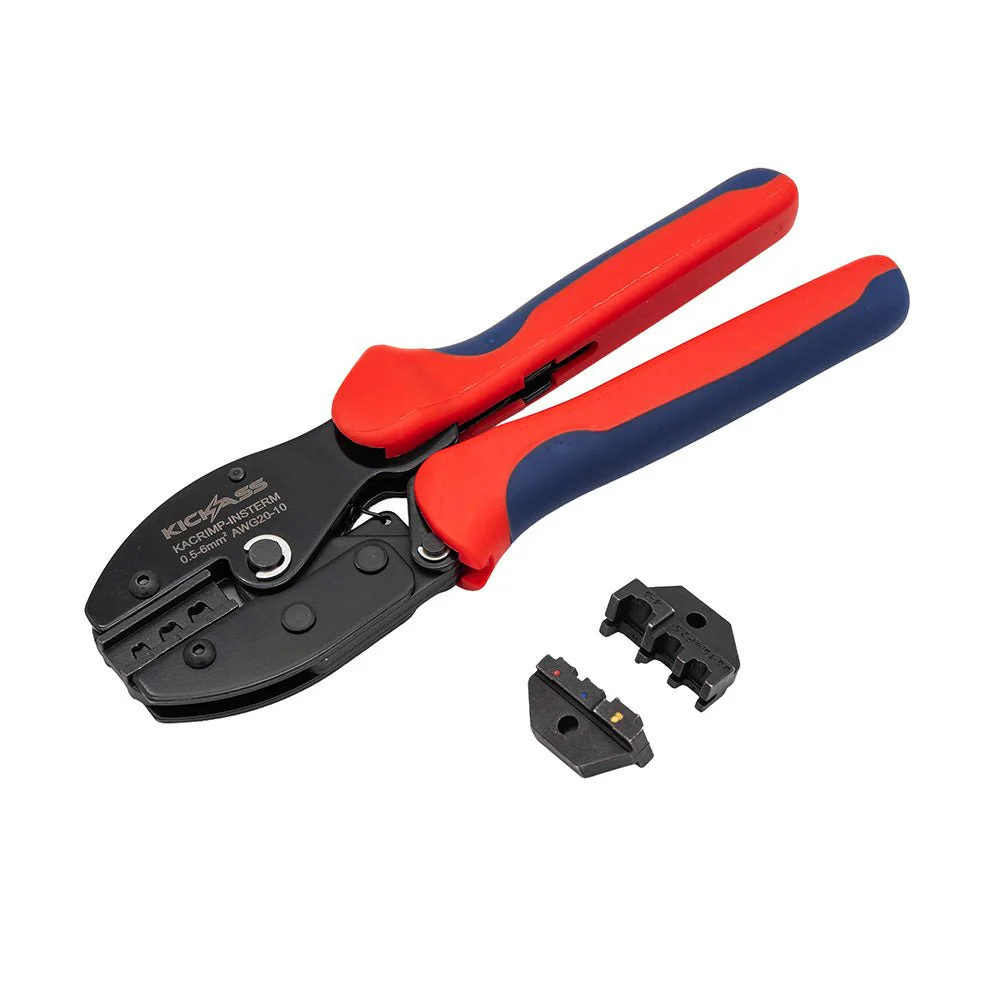 KickAss Ratcheting Insulated Terminal Crimping Tool 0.5–6mm² | Wire Crimper for Auto, Marine & Electrical - Image 2