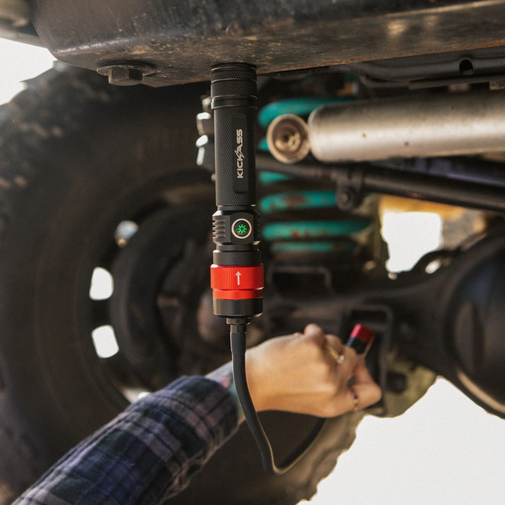 KickAss Rechargeable 3-in-1 Torch & Inspection Work Light Kit - Image 3