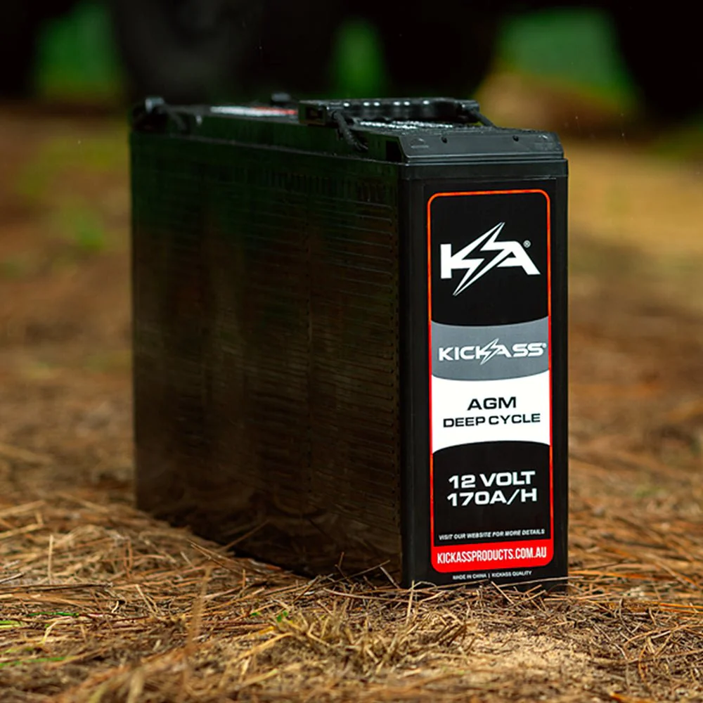 KickAss 12V 170Ah AGM Slimline Deep Cycle Battery - Image 2