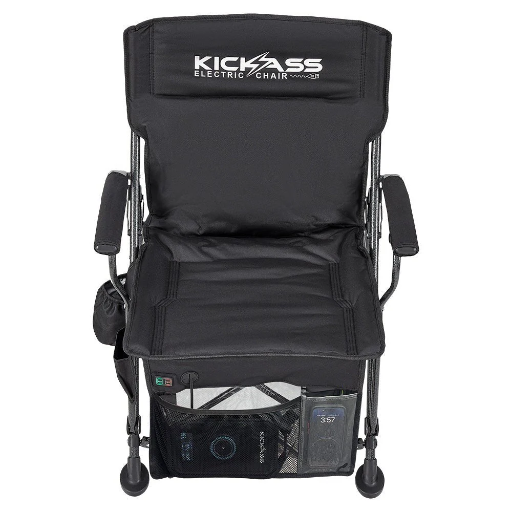 KickAss Ultimate Adventure Electric Camping Chair + 12V 24V Electric Blanket Bundle - Image 2