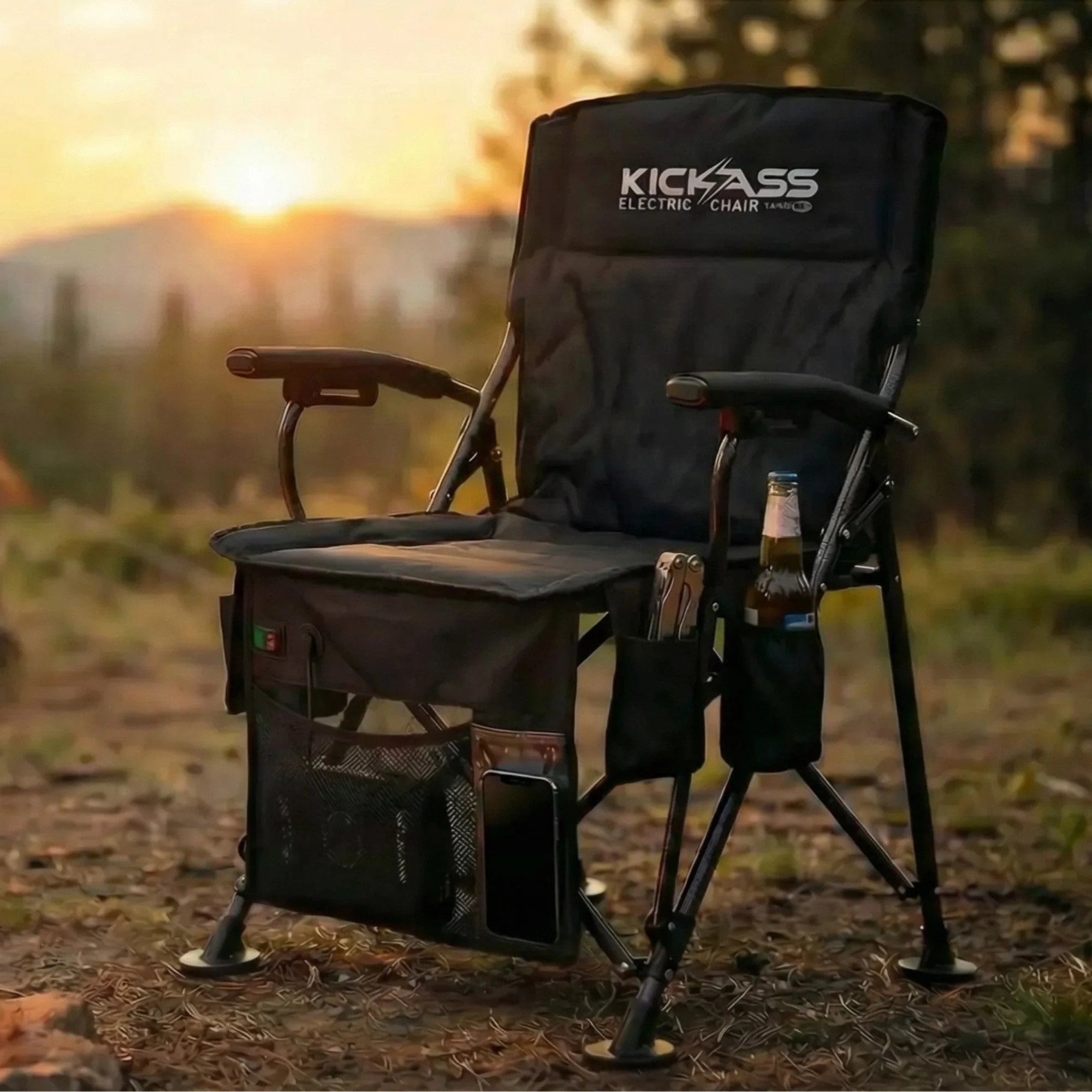 KickAss Ultimate Adventure Electric Camping Chair with Heating Function - Image 2
