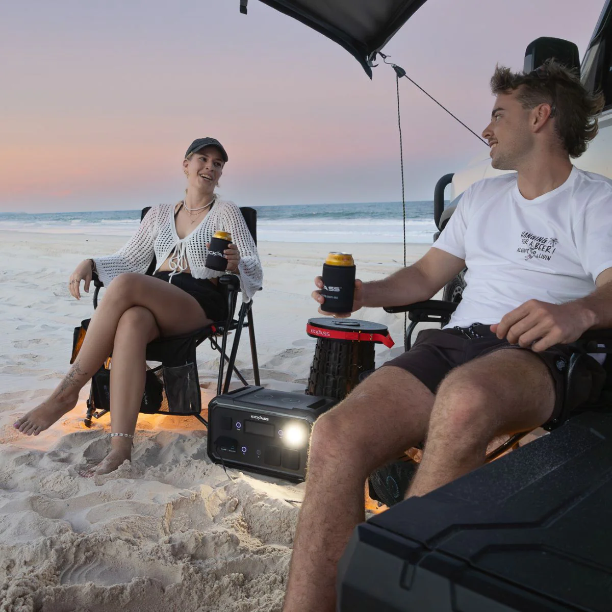 KickAss Ultimate Adventure Electric Camping Chair with Heating Function - Image 3