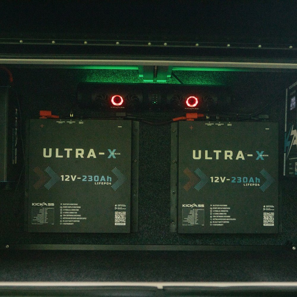 KickAss Smart 12V 230Ah Ultra-X Lithium Slimline Deep Cycle Battery LiFePO4 - Image 4