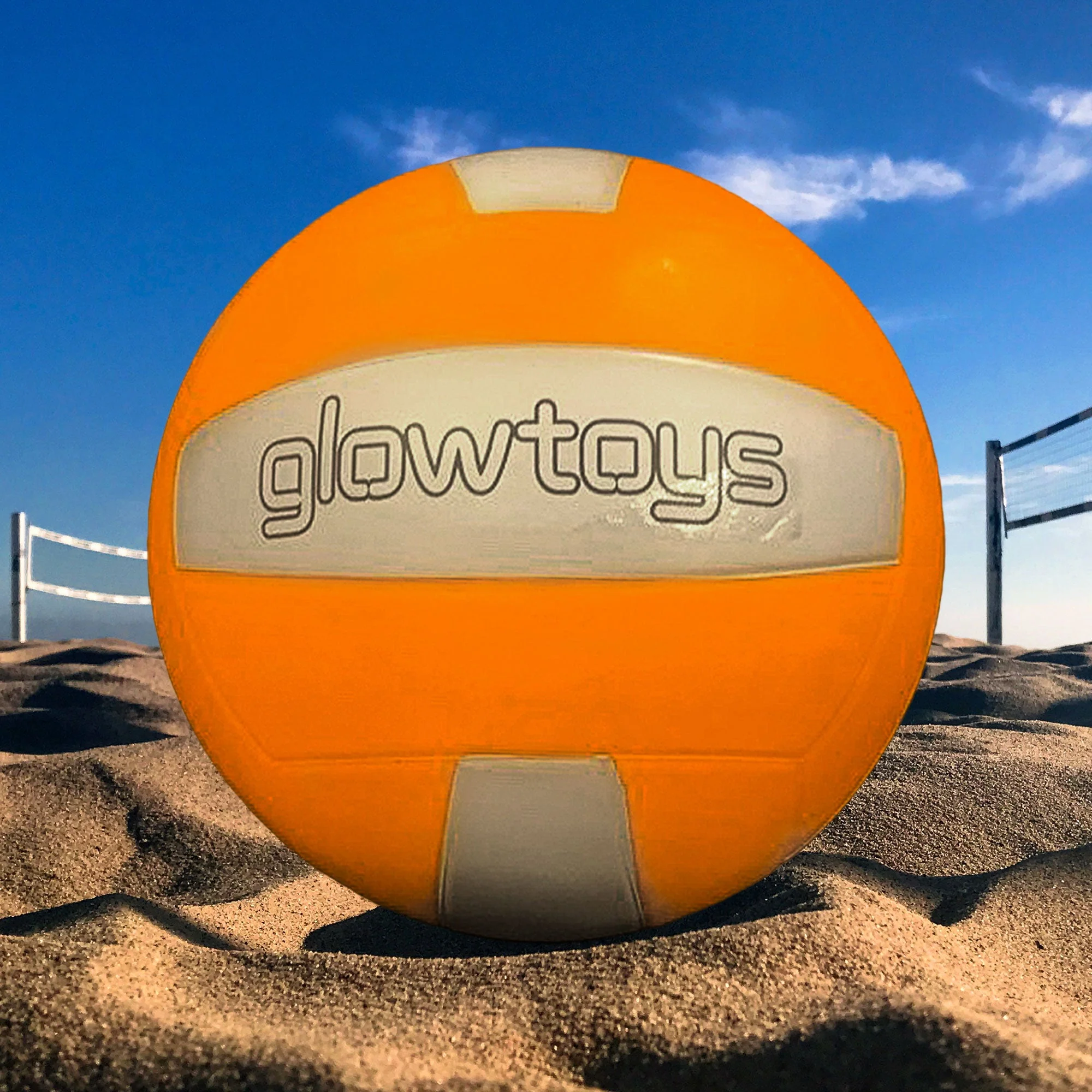 LED Touch Activated Light Up Volleyball - Image 2
