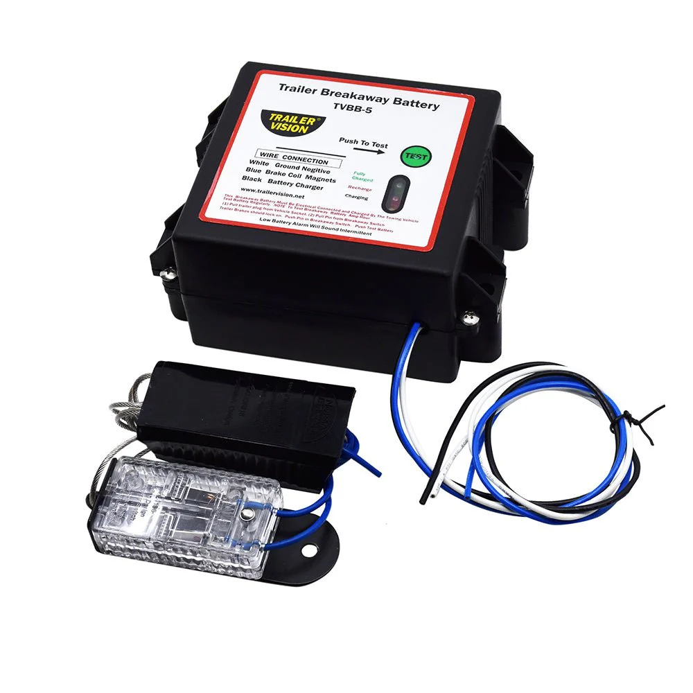 Trailer Vision Battery Kit Breakaway Switch, 5Ah Battery & ADR Approved - Image 2